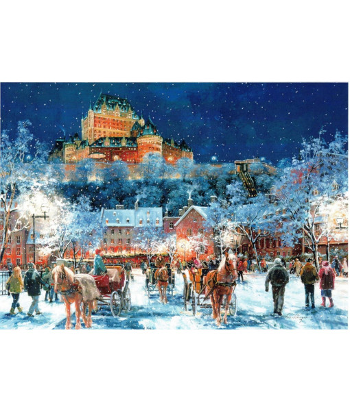 Souvenir du Québec, carte de Noël, 