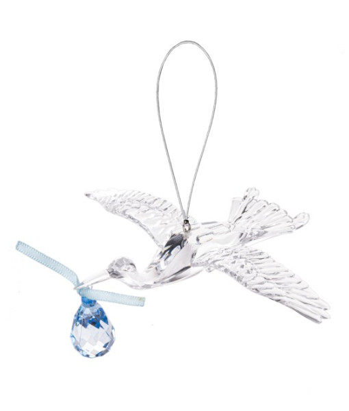 Acrylic Ornament, Blue Stork