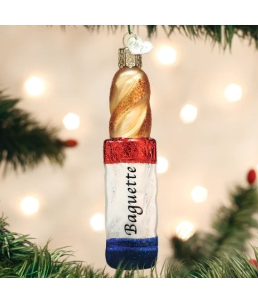 Ornement en verre, baguette française.