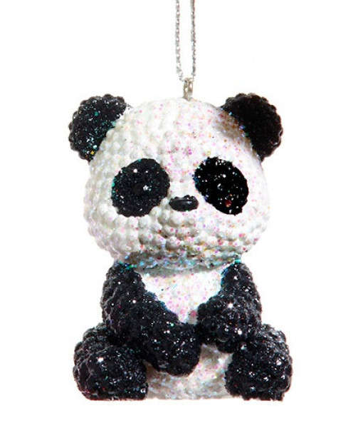 Ornement animal étincelant, Panda.