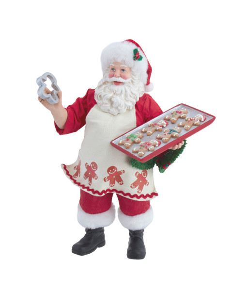 Fabriché™ Père Noël Chef en Pain d'Épices