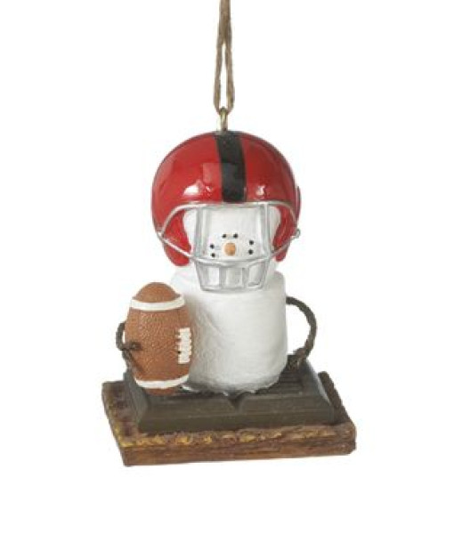 Ornement d'équipe de sport S'mores, football.
