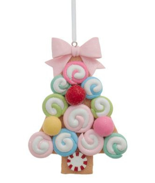 Ornement d'arbre en bonbons