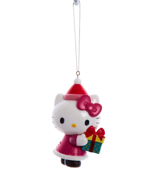 Ornement, Hello Kitty™ avec cadeau de Noël