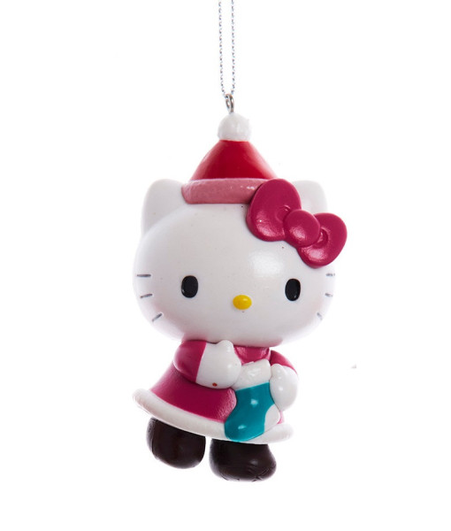 Ornement, Hello Kitty™ avec chaussette de Noël