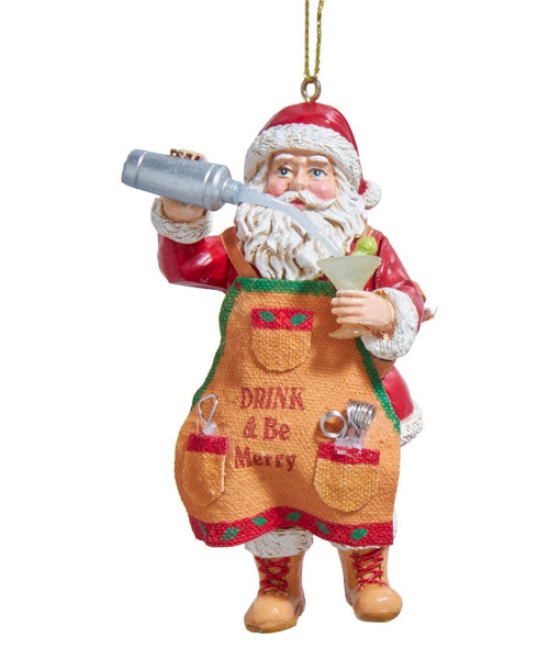Ornement, Père Noël Happy Hour.