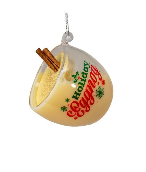 Ornement en verre, Eggnog des fêtes.