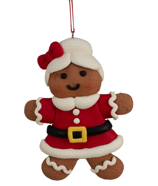 Ornement Mère Noël en pain d'épice