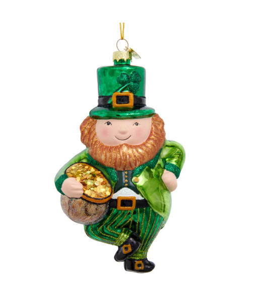 Ornement en verre, Leprechaun de Noble Gems™