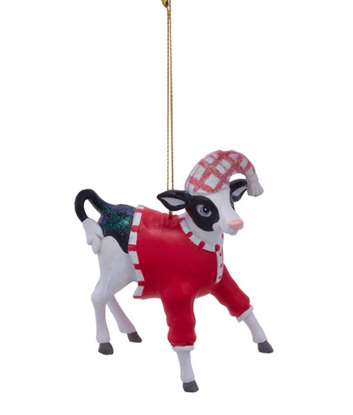 Ornement d’Animal de Ferme en Pyjama