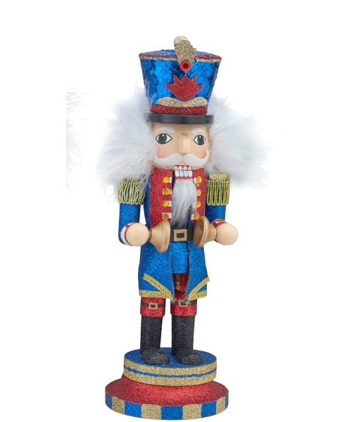 Casse-noisette de 10 pouces de haut avec cymbales,par Hollywood Nutcrackers™