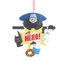 Ornement en résine, Officiers de police.