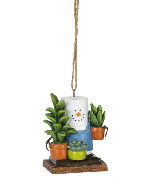 Ornement S'mores. Femme folle des plantes.