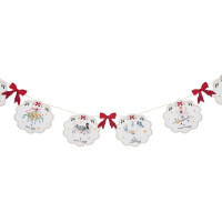 Guirlande en papier avec motif des 12 jours de Noël