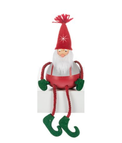 Décor d'étagère, figurine d'étagère, Père Noël scandinave