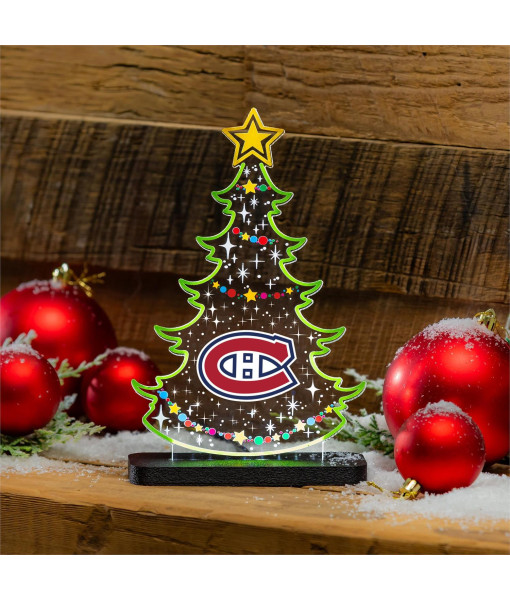 Sapin de Noël LED Canadiens de Montréal