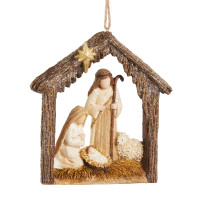 Ornement en résine, La Sainte Famille.