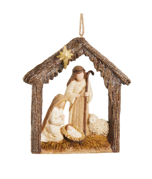 Ornement en résine, La Sainte Famille.