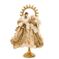 Décor de table, La Sainte Famille sur socle.