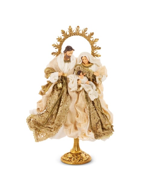 Décor de table, La Sainte Famille sur socle.