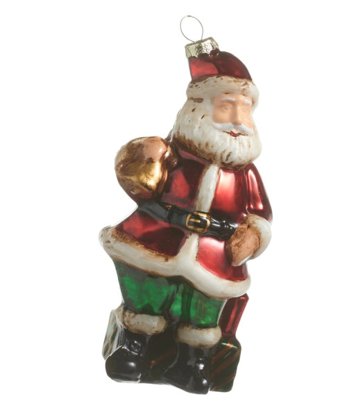 Ornement en verre, Père Noël antique