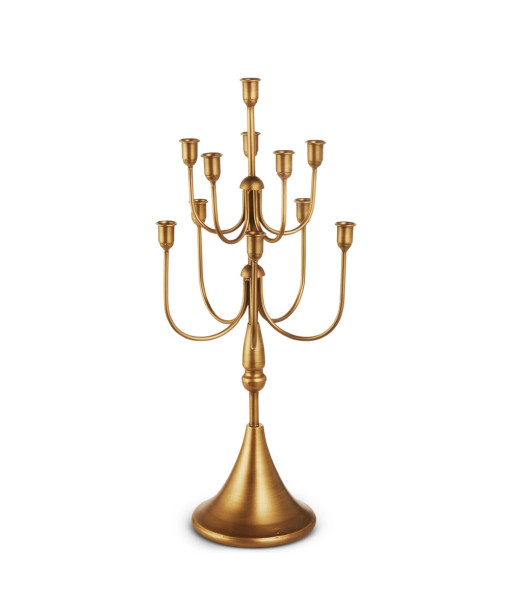 Pièce de table, candélabre en or