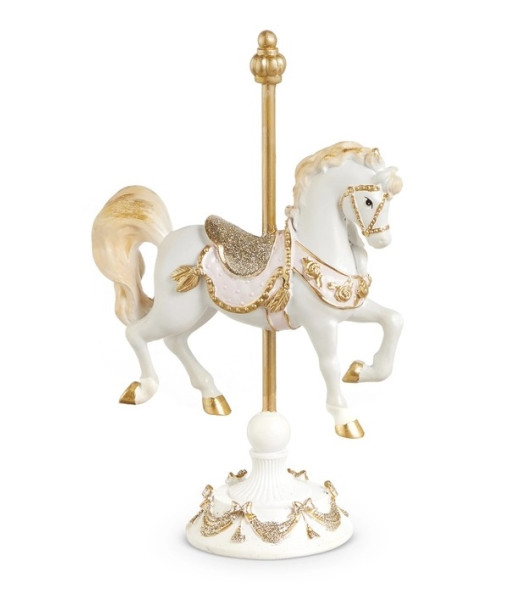 Décor de table, cheval de carrousel.