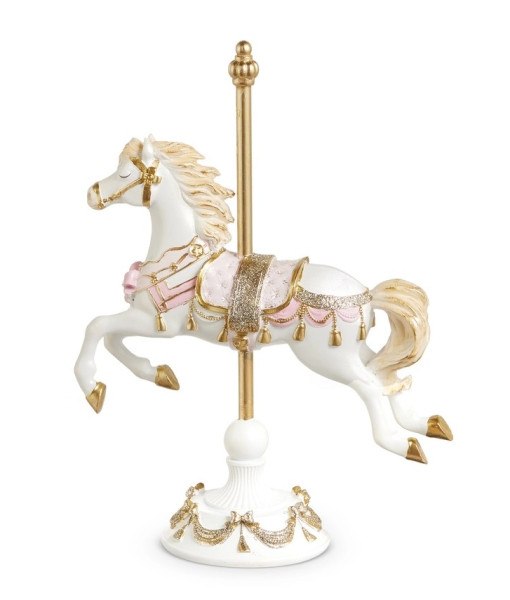 Décor de table, cheval de carrousel.
